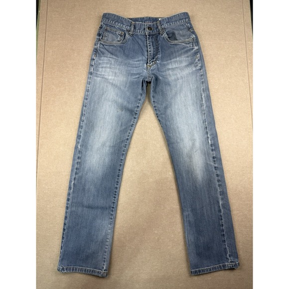 Rusty Jeans Men's 31 Blue Gray Straighty 180 Mid Rise Medium Wash Denim - Picture 1 of 10